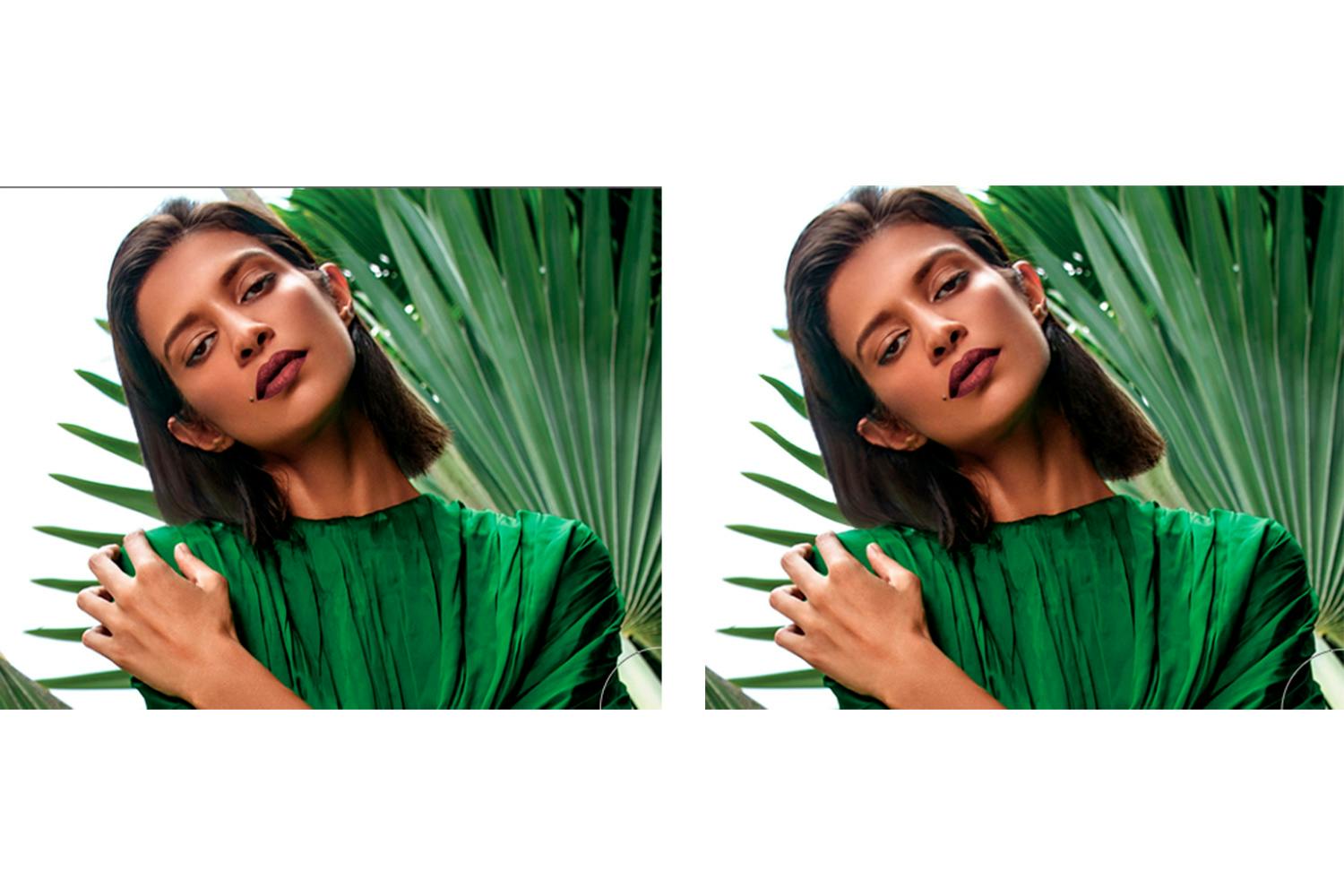 Liquify gjør håret tykkere i Photoshop